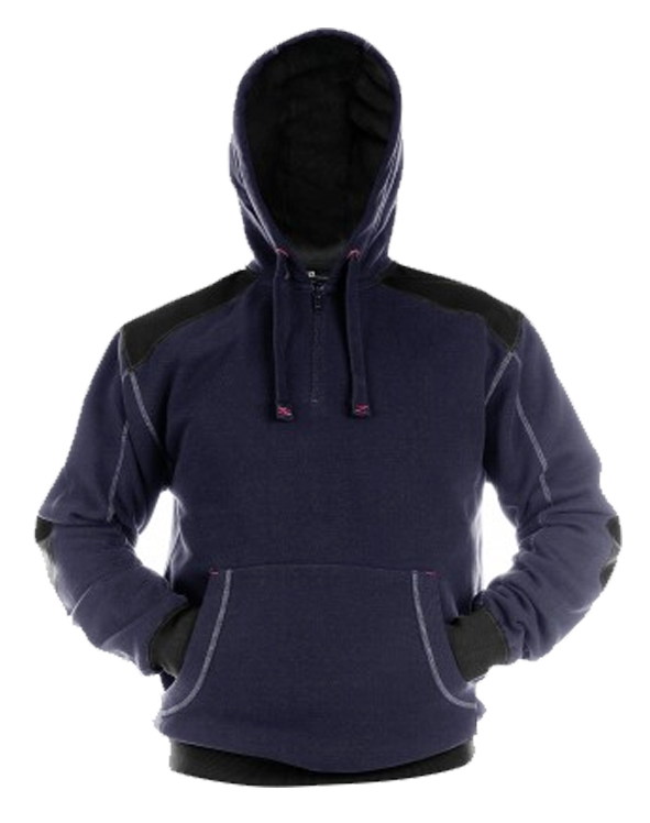 Dassy Indy - hoodie sweater versterkt met canvas