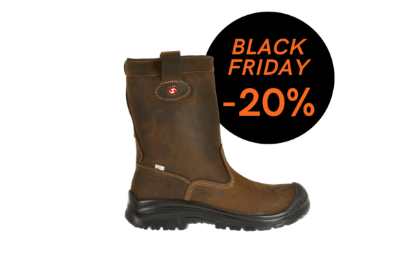 Werklaars Sixton Montana Air Bruin Waterdicht