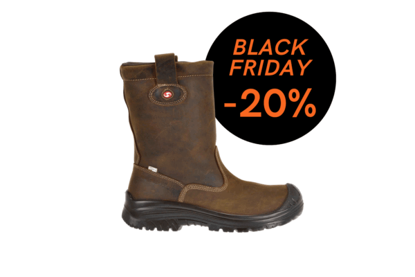 Werklaars Sixton Montana Wol Bruin Waterdicht