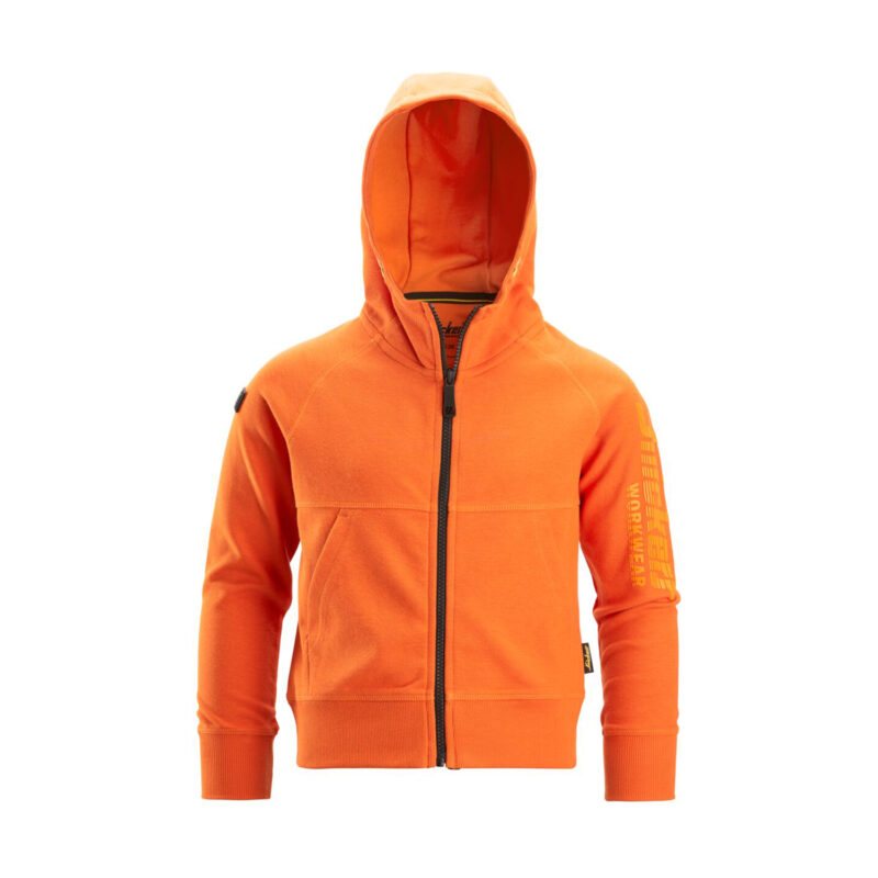 Hoodie met rits Junior Snickers Workwear 7512