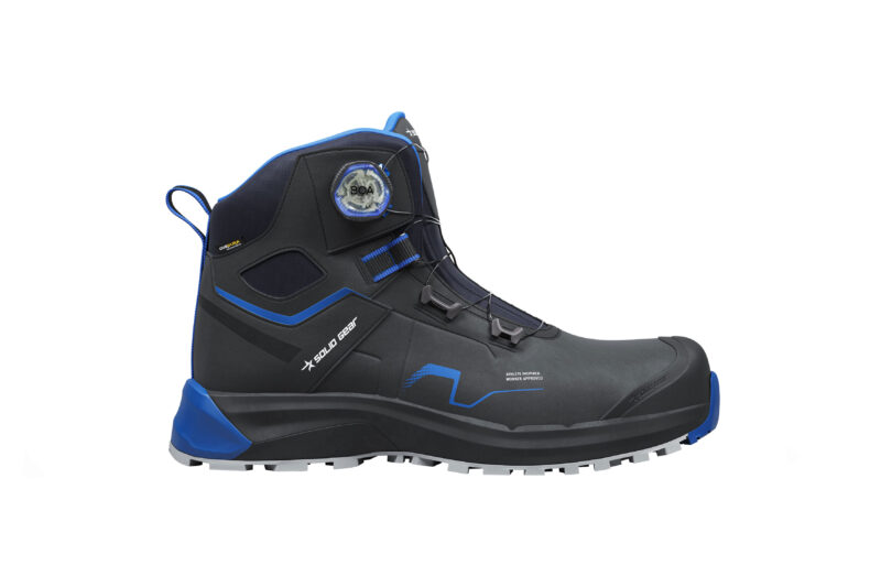 Hoge werkschoen Solid Gear Sonar Mid Blue S3S