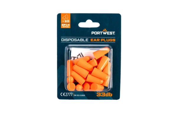 Portwest Smallpack Oordoppen Schuim 10pr Oranje